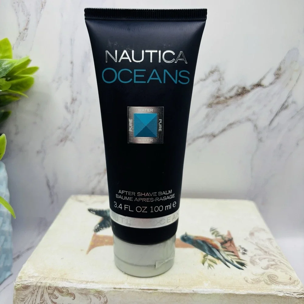 NAUTICA OCEANS PURE WATER AFTERSHAVE BALM 3.4 FL OZ 10 ml DISCONTINUED RARE NEW